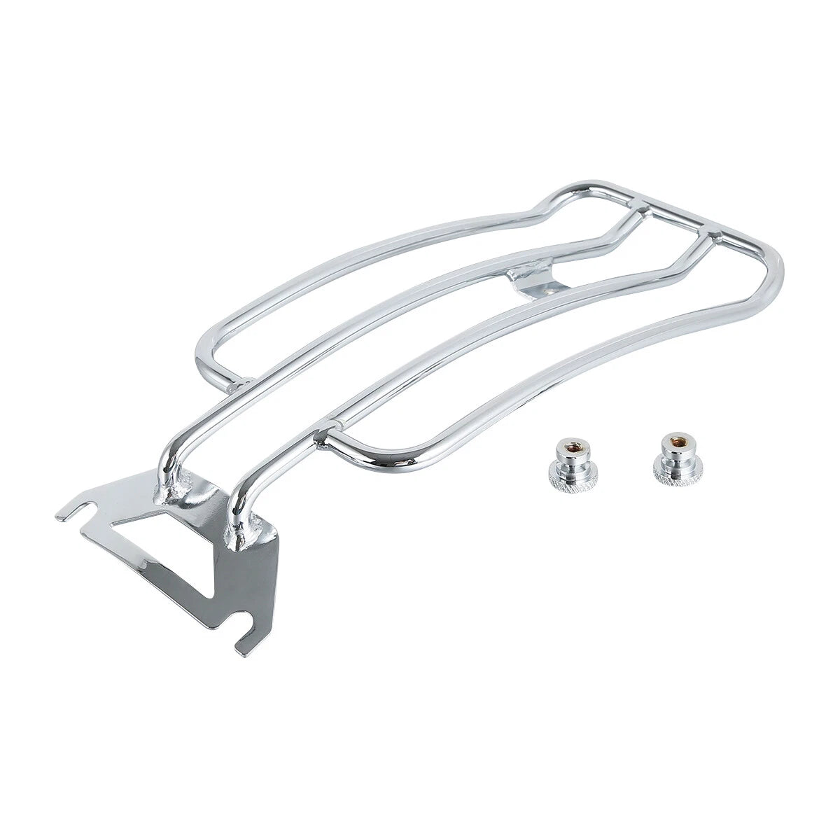 Chrome Solo Seat Luggage Rack for Harley-Davidson FLHTC Road King (1997–Present)