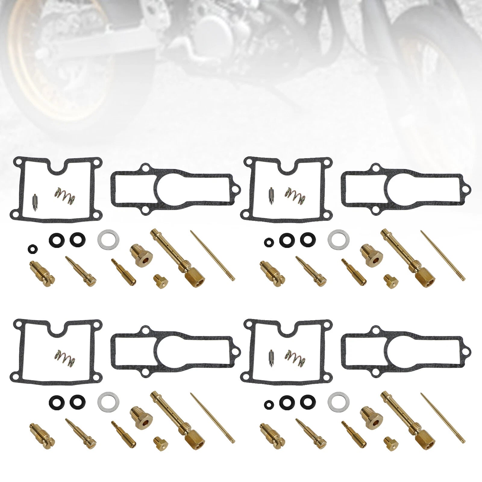 4X Carburetor Rebuild Kit for Kawasaki Z400 KZ400FX KZ550 GPZ550 (1980–1983) T9