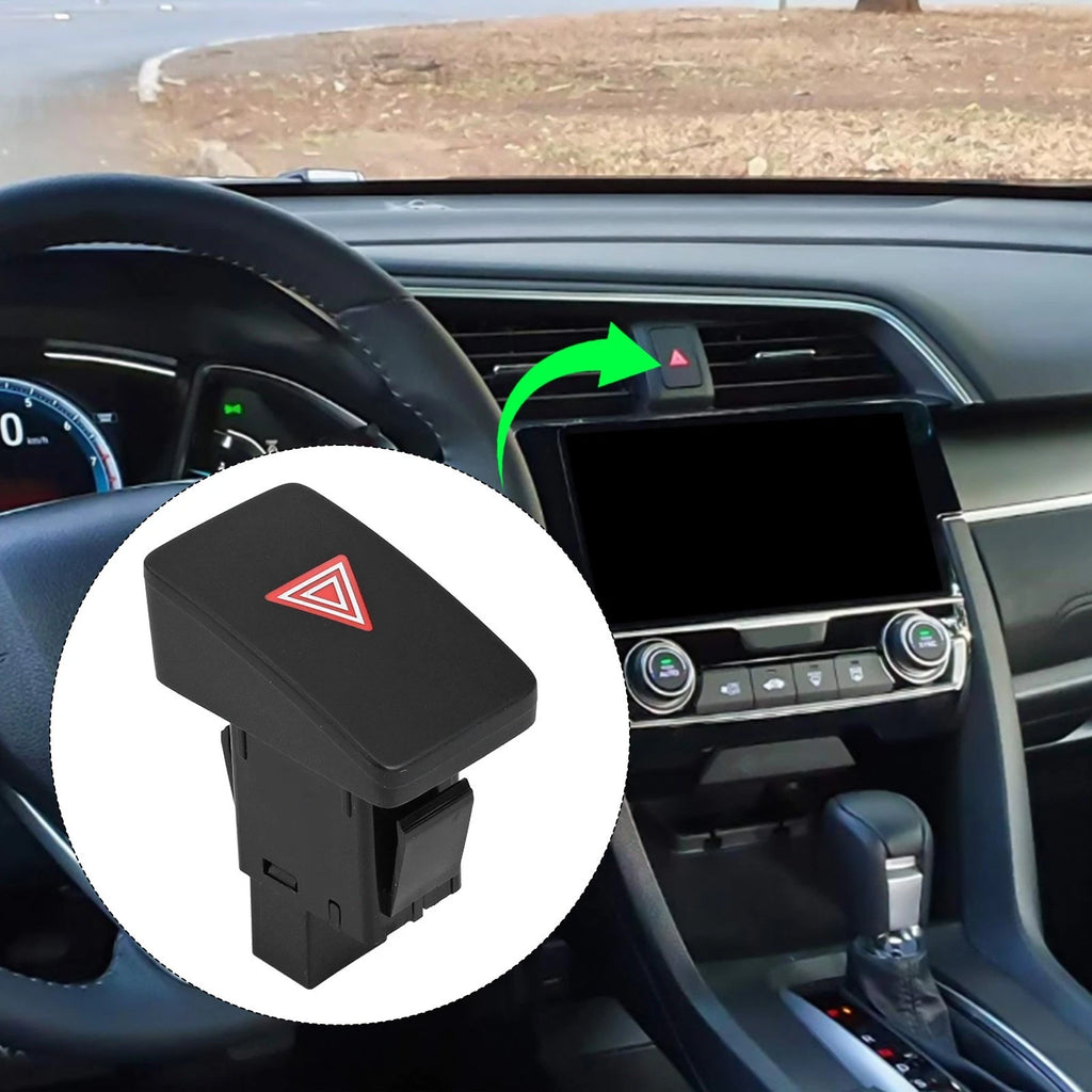 Center Console Hazard Switch Button Assembly for Honda Civic