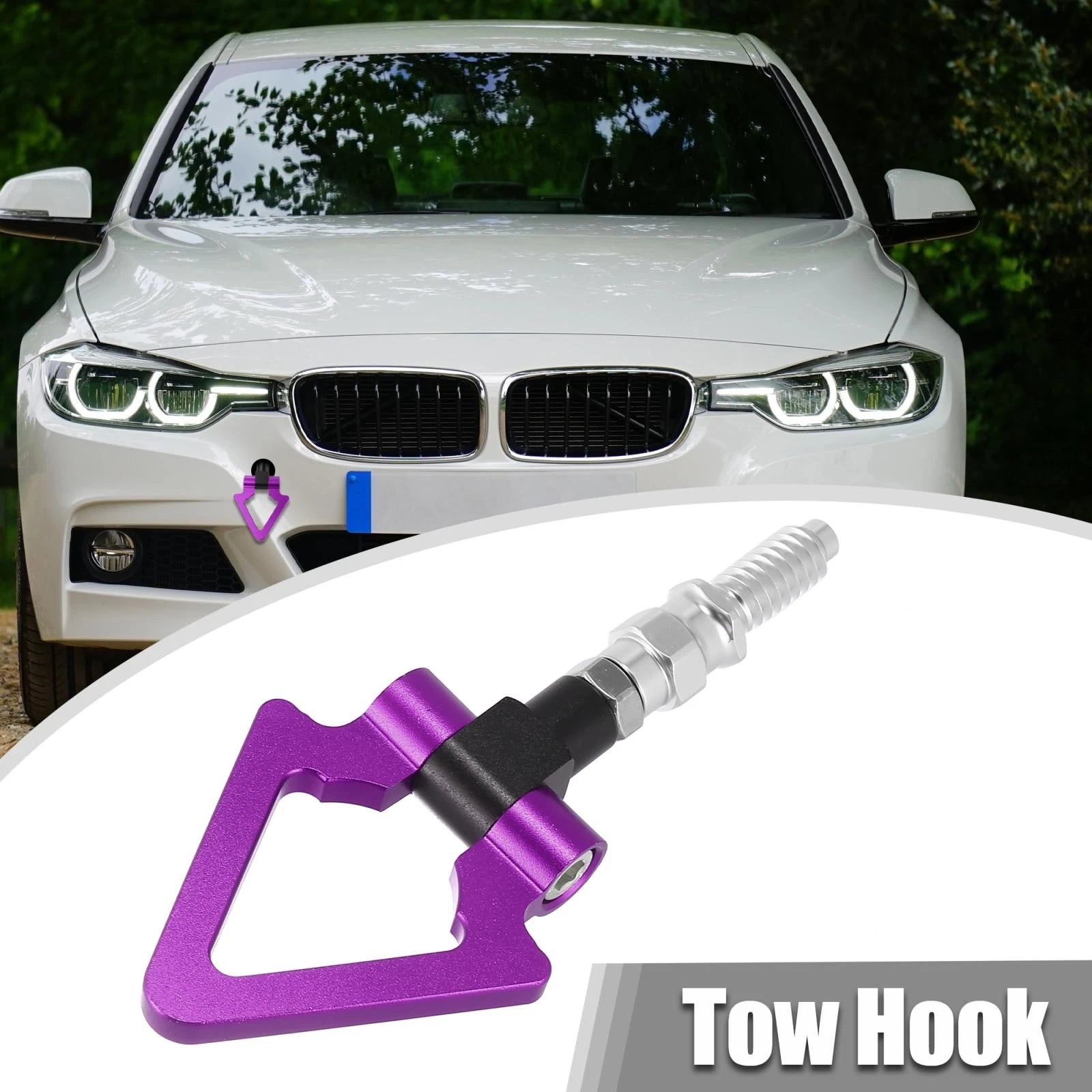 Tow Hook Triangle Ring Screw On for BMW 3 5 7 Series Z3 Z4 (2000–2020)