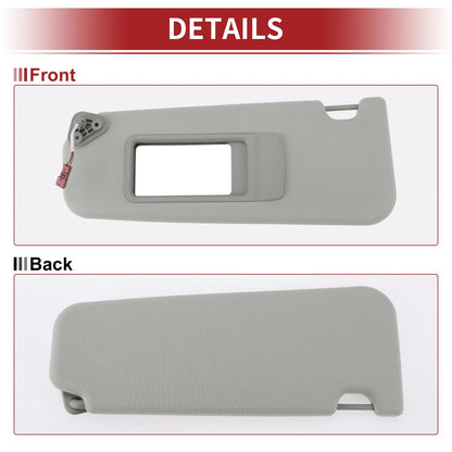 Left Sun Visor for BMW 3 Series E90 E91 (2005–2013) No. 51167252007