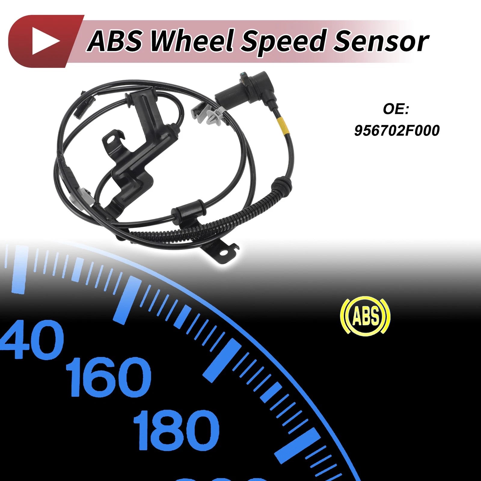 ABS Wheel Speed Sensor No. 956702F000 for Kia Spectra (2004–2009) Front Left