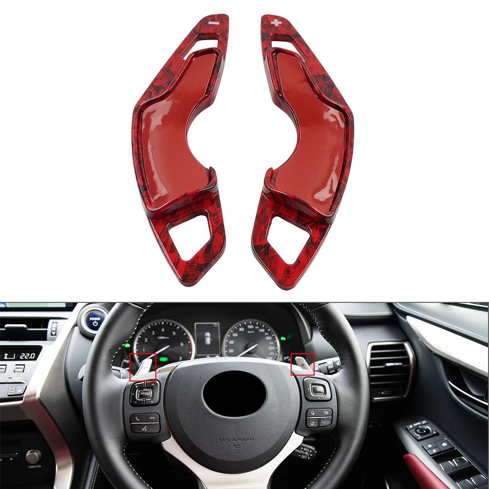 1 Pair Shift Paddle Extensions for Lexus IS RC NX CT CT200h (2014–2021)