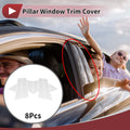 Door Pillar Window Trim for Ford Active (2021) Silver Tone