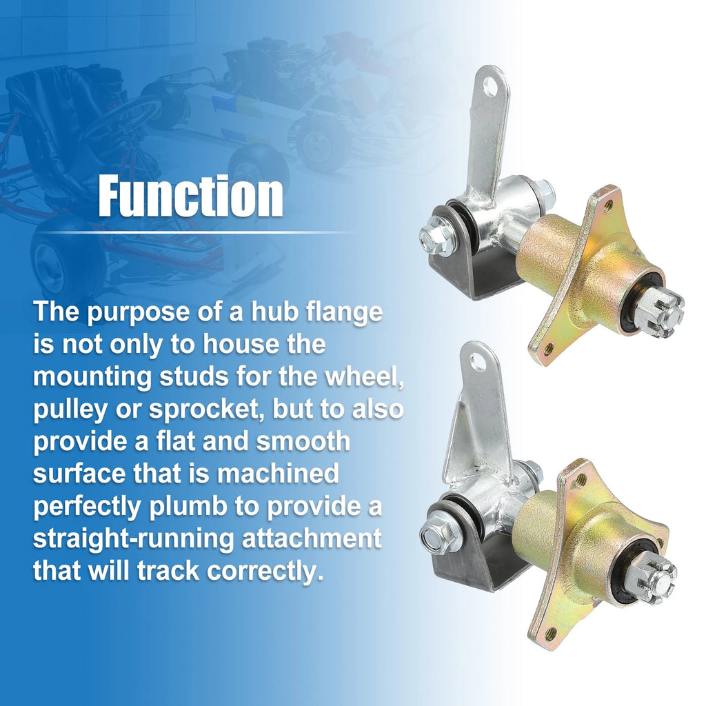 2X Wheel Hub Bearing Flange for ATV (Front)
