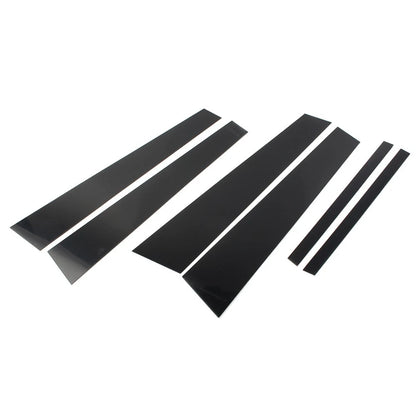 Door Trim Cover Kit for Honda Accord (2013–2017) Black Pillar Posts