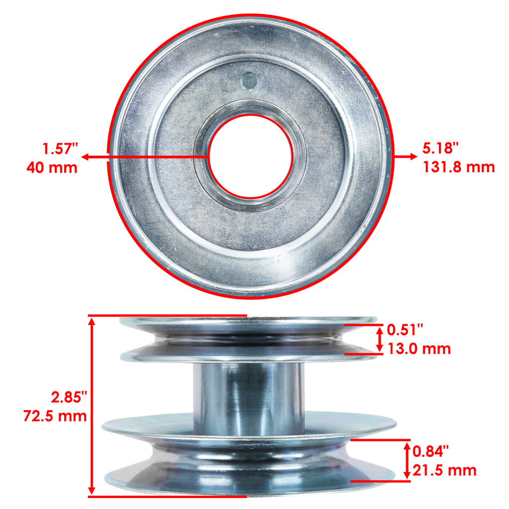 Deck Drive Pulley 44 Inch Replacement for Cub Cadet GT 2544 (2005–2018)