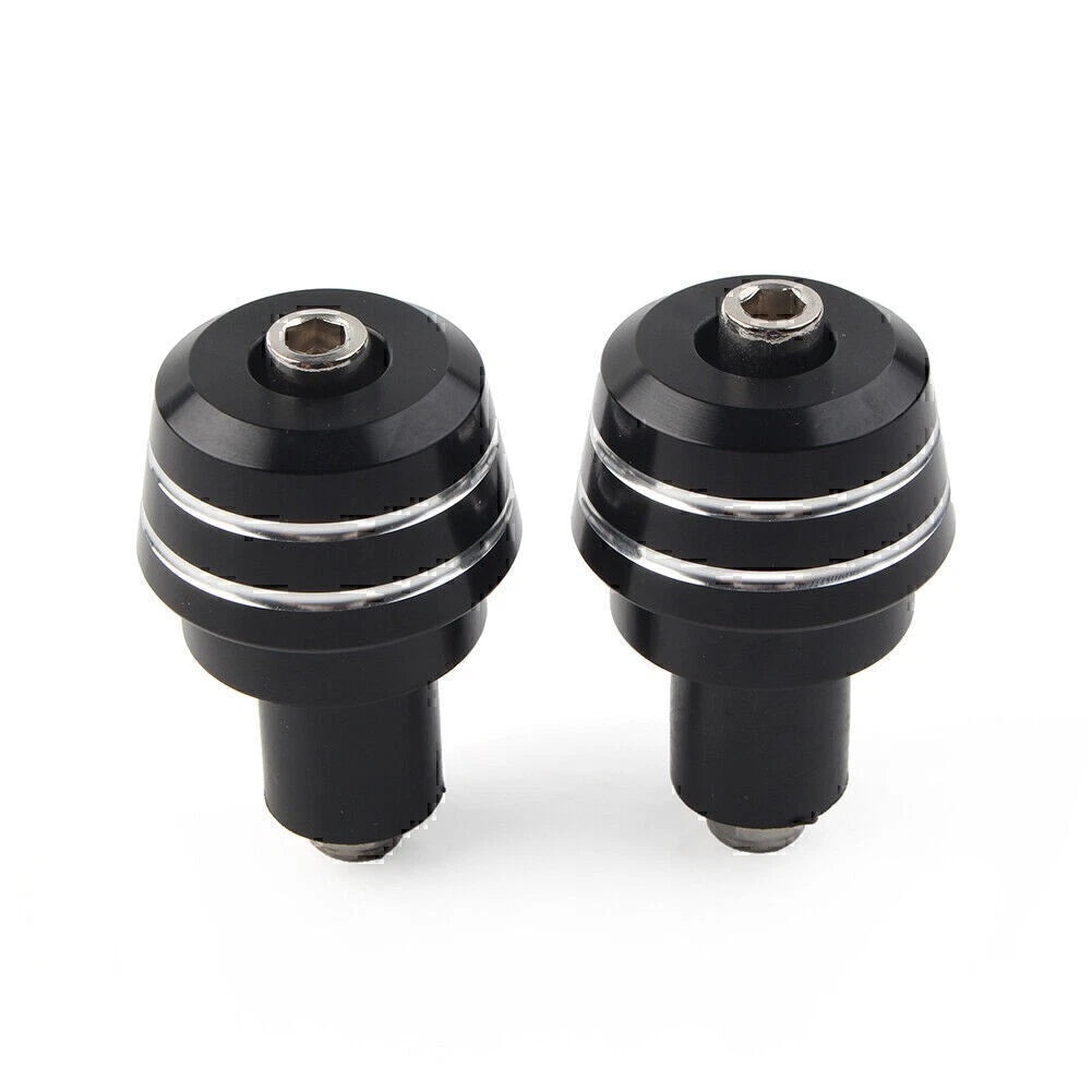 Black CNC Handle Bar Ends Vibration Reducing Plugs For Yamaha NMAX 125 150 155