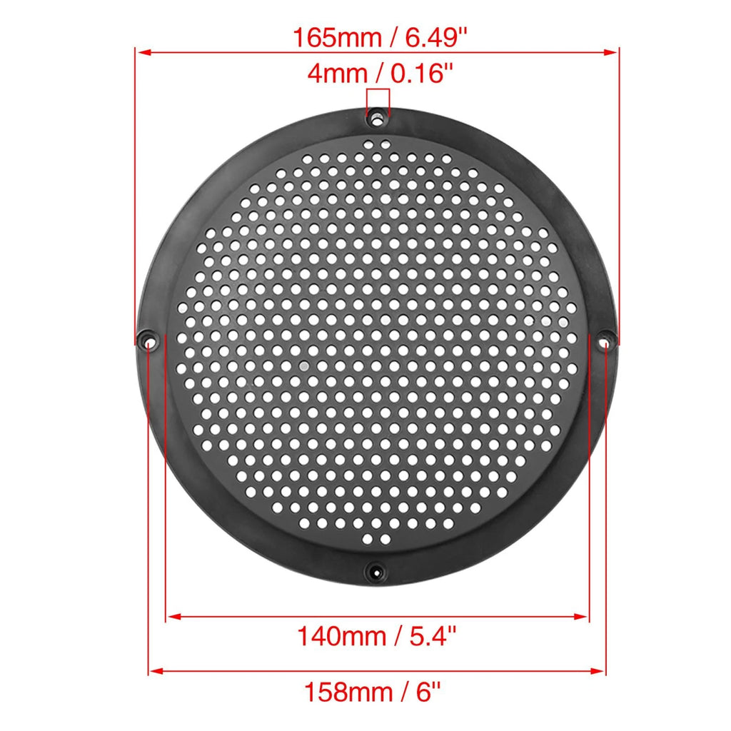 2X Speaker Cover Mesh for Car Audio Subwoofer (Universal Fit)