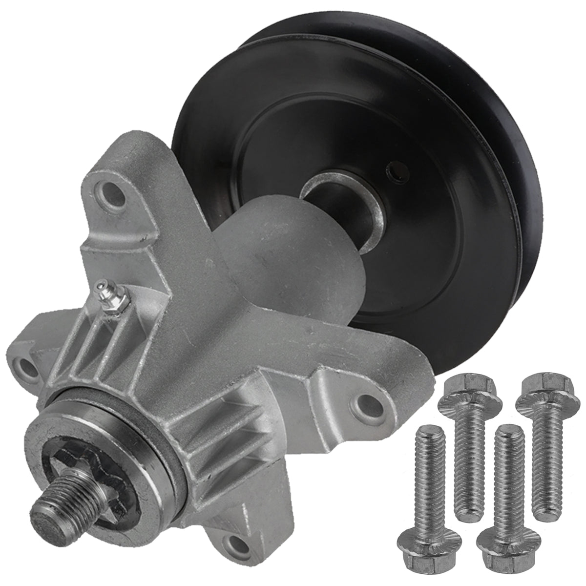 Spindle Assembly with Pulley Replacement for White Outdoor ZT-54 (2006–2010)