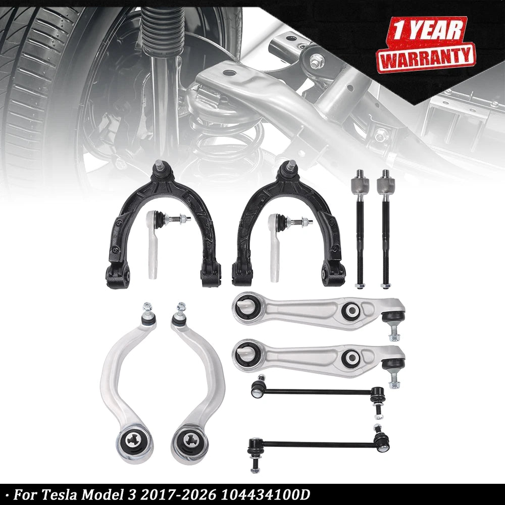 Set of 12 Front Lower Control Arm Ball Joints for Tesla Model 3 (2017–2026) 104434100D
