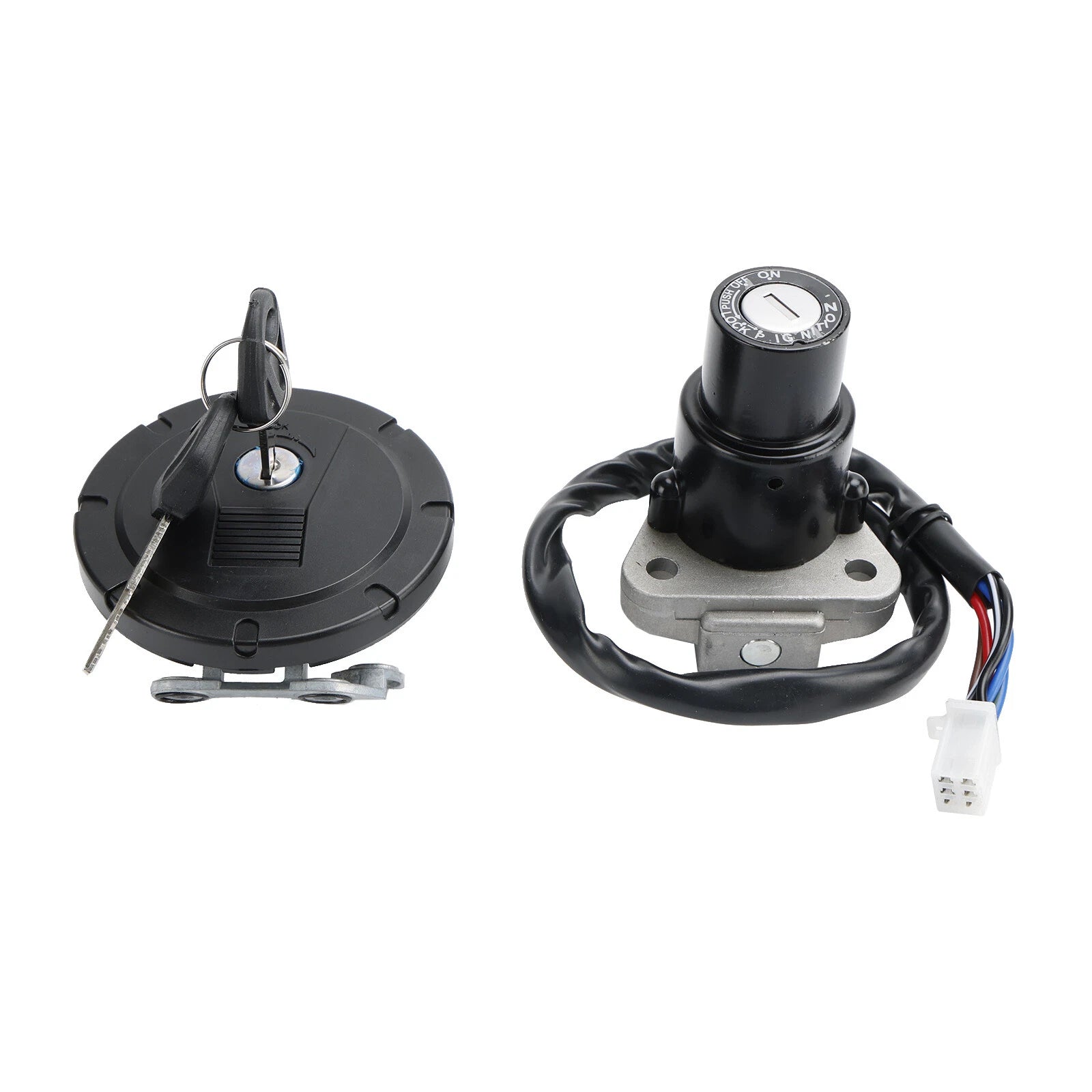 Fuel Gas Cap Ignition Switch for Kawasaki KL250 KLR250 (1986–2005) KL600 KLR650 (1987–2007)