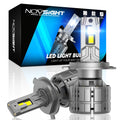 2X H4 LED Headlight Bulb Kit 40000LM 6500K for NOVSIGHT