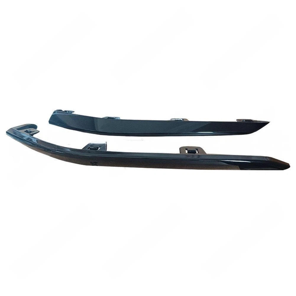 For Golf Mk7.5 Front Bumper Lower Side Trim Strips Black 2017-2020 OEM Spec