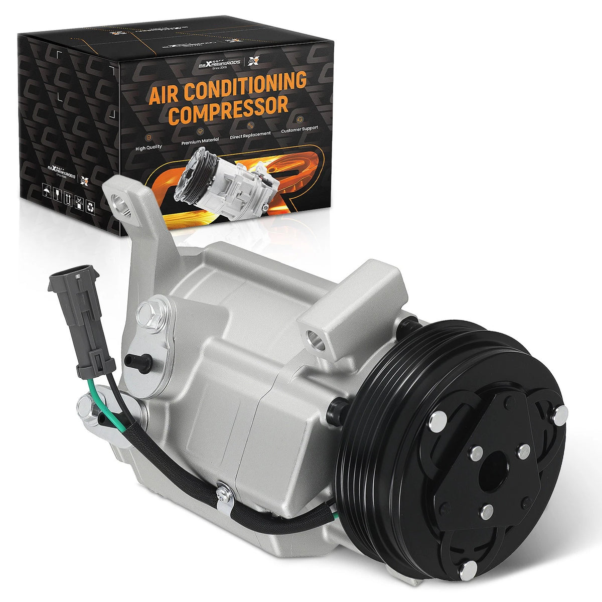 AC Compressor with Clutch for Cadillac Escalade, Chevrolet, GMC, Hummer (2002–2020)