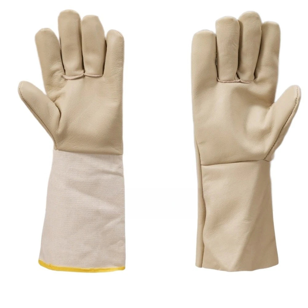 Flame Retardant Cowhide Welding Gloves for Comfort (No Part Numbers)