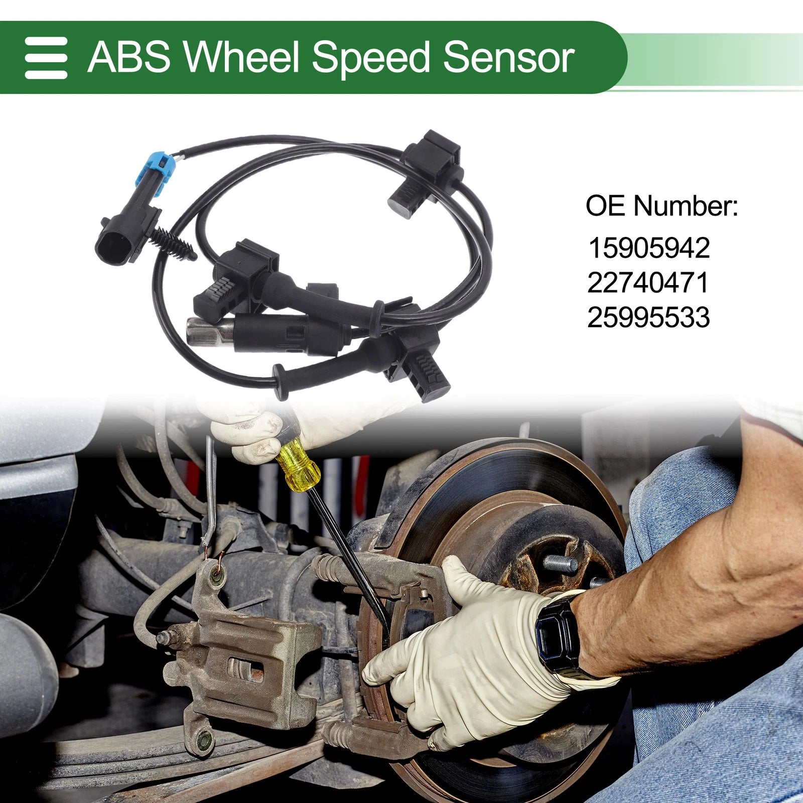 ABS Wheel Speed Sensor Replacement for Chevrolet Silverado 2500 (2001–2010)