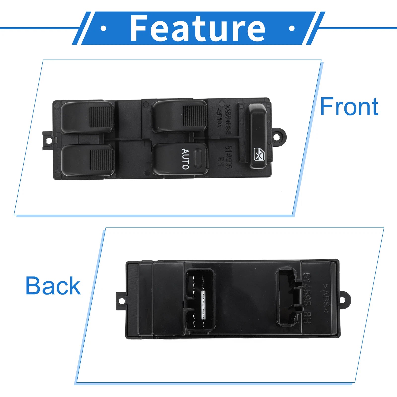 Front Right Power Window Switch for Toyota Avanza (2007–2008) No. 84820B0010
