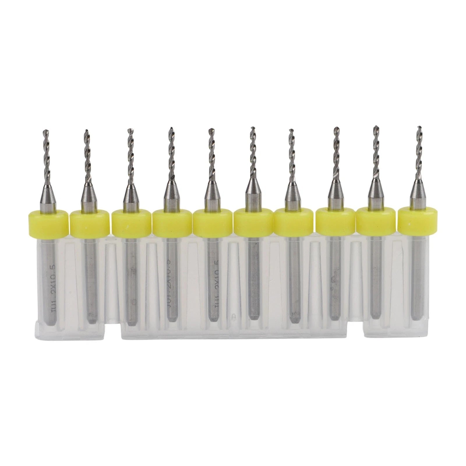 10PCS Carbide PCB Drill Bits for Metal Copper Circuit Board Projects