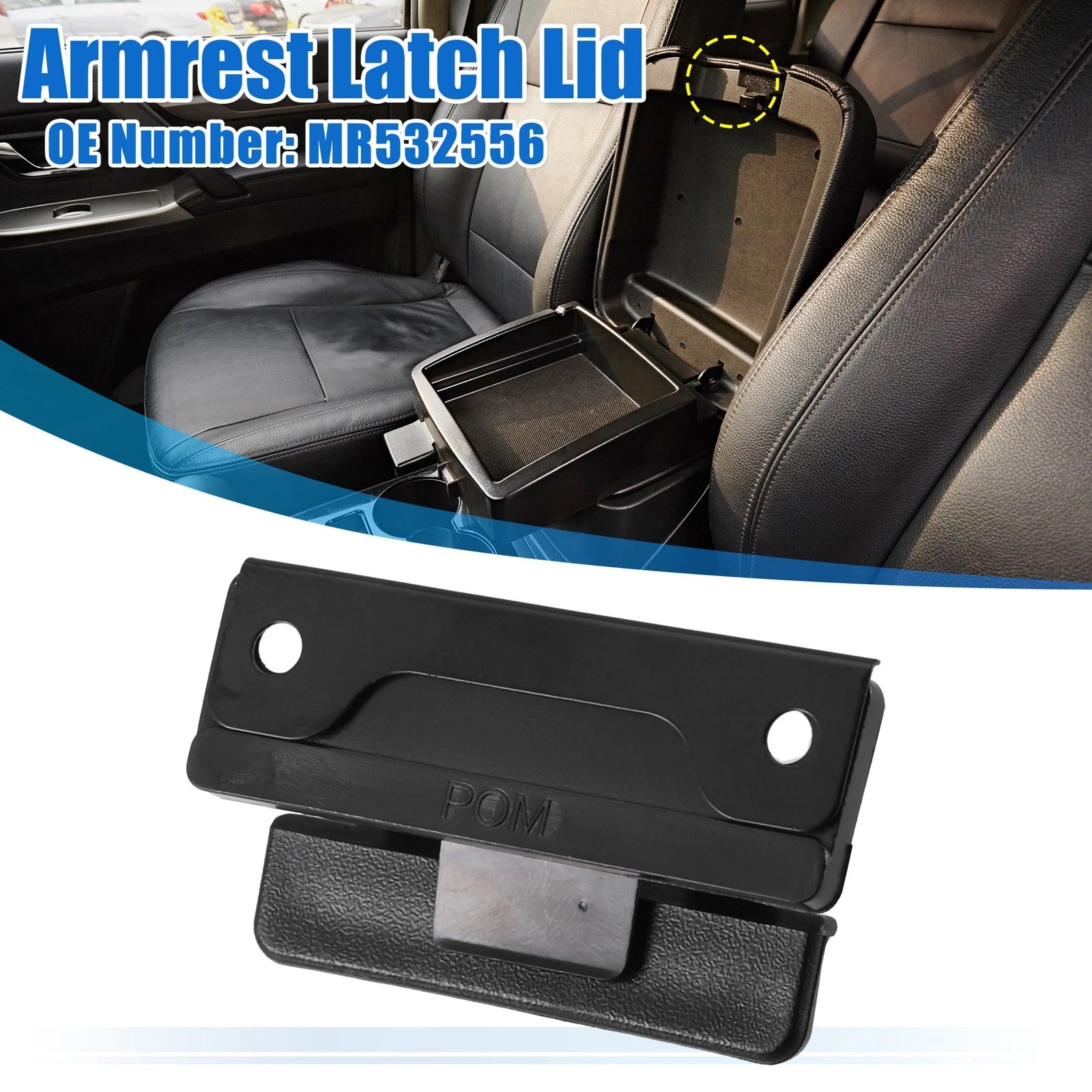 Armrest Latch Lid Replacement for Mitsubishi Pajero Montero (2001–2006)