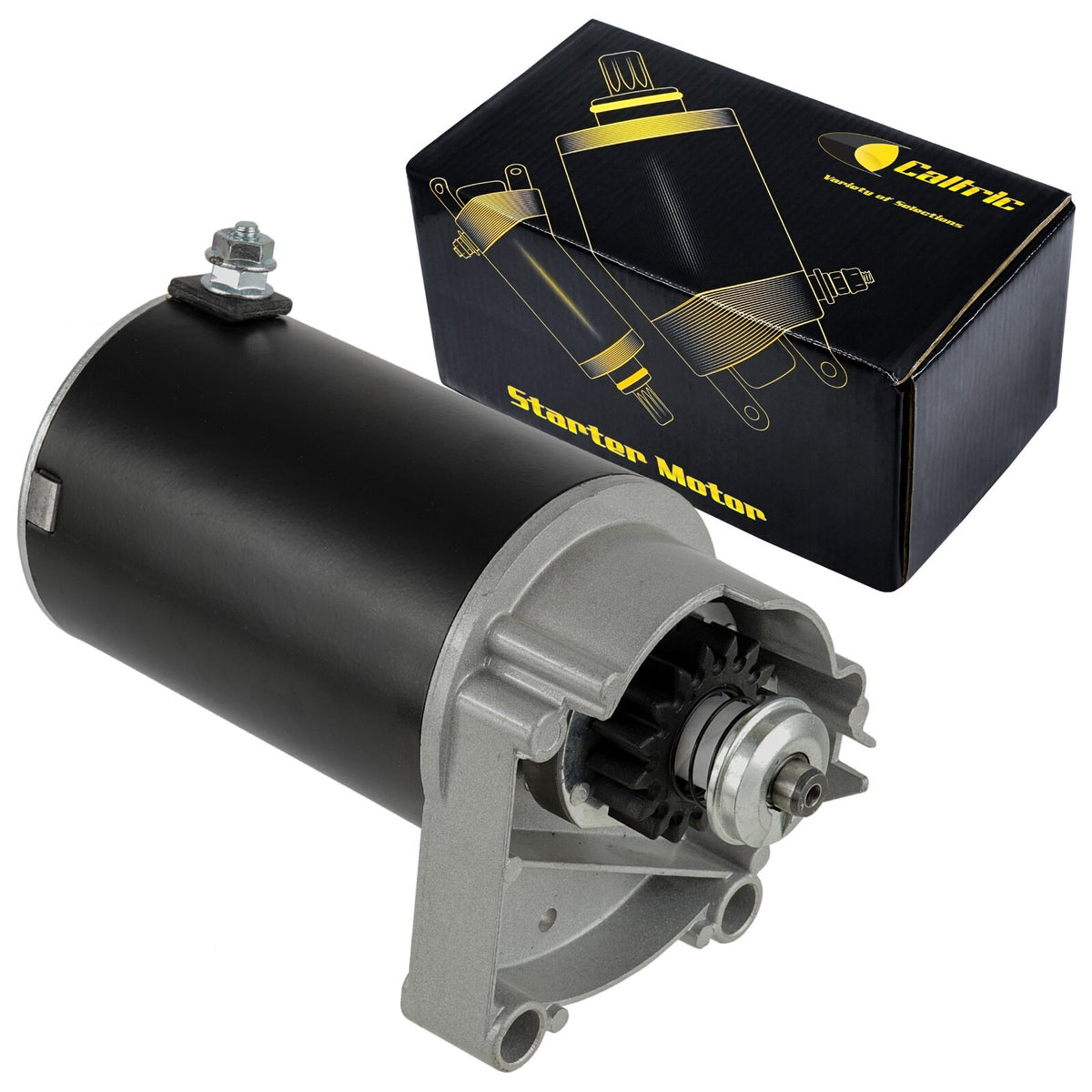 Starter Motor Replacement for Briggs Stratton 498148 495100 Engine (Longer Case)