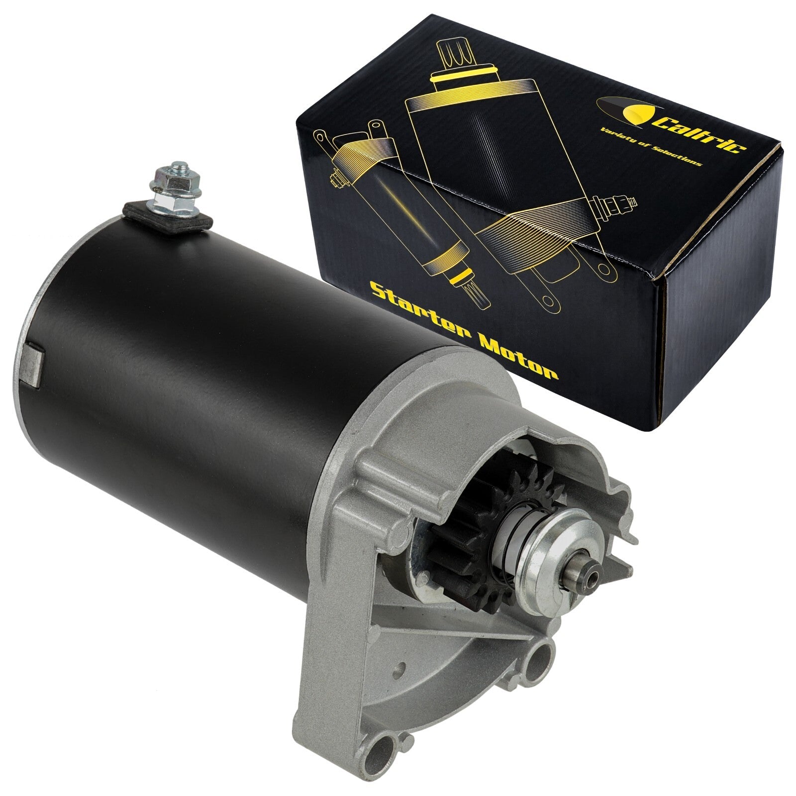 Starter Motor Replacement for Briggs Stratton 498148 495100 Engine (Longer Case)