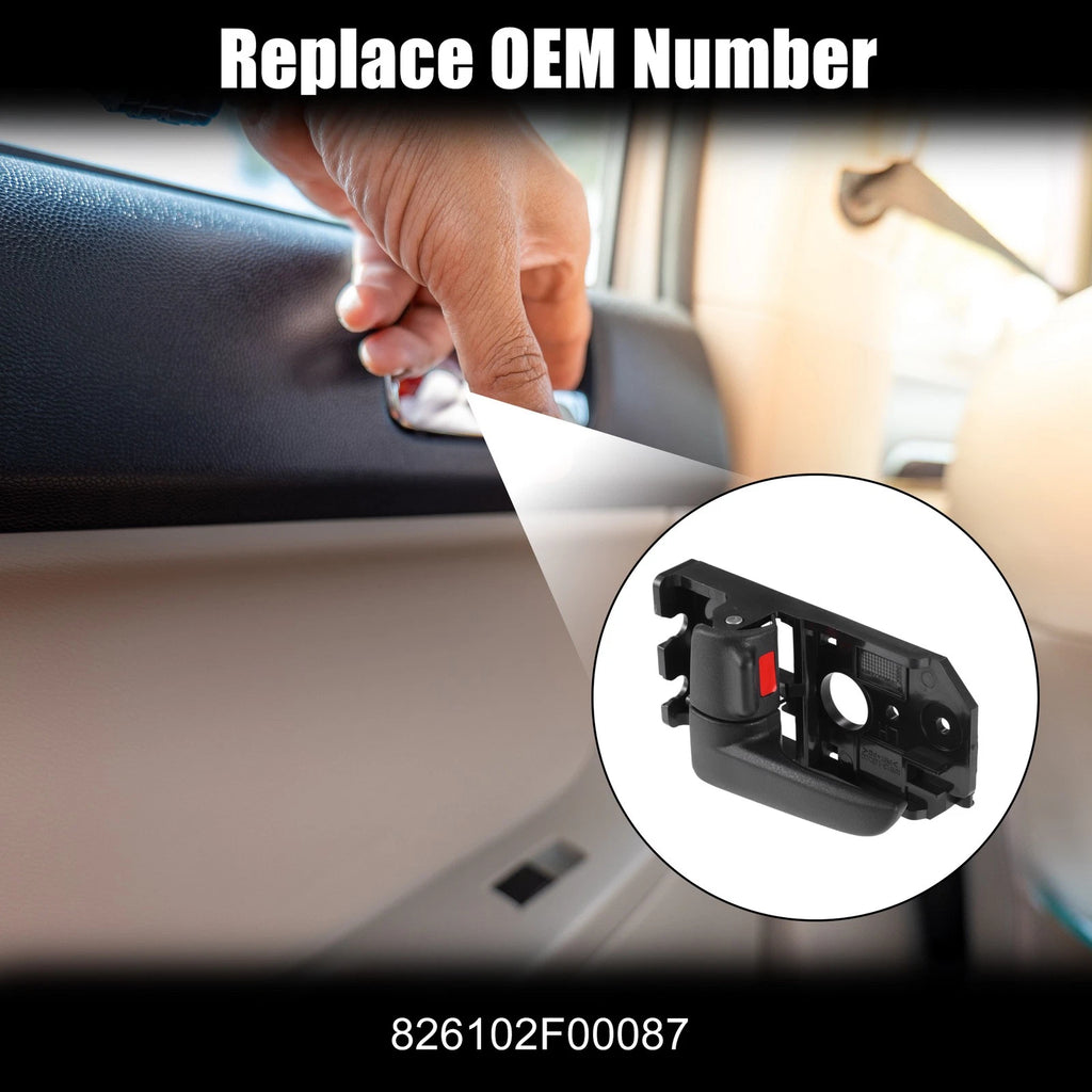 Front Left Interior Door Handle for Kia Spectra (2004–2006) No. 826102F0008