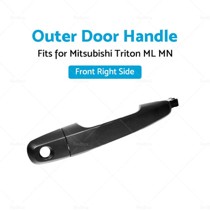 Front Right Outer Door Handle for Mitsubishi Triton ML MN (2006–2015)