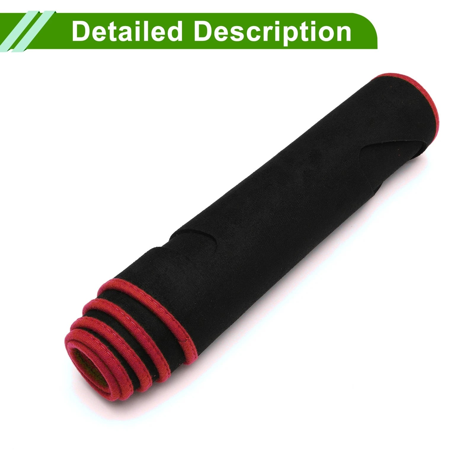 Dashboard Cover Mat for Mercedes A-Class (2013–2017) Black Red