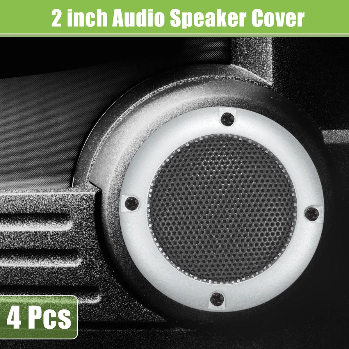 Set of 4 Speaker Grill Covers for Auto Subwoofers (Universal)