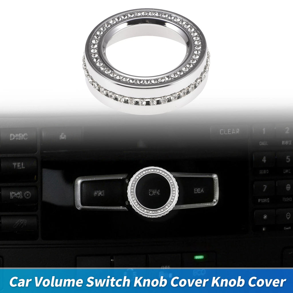 Switch Knob Button Cover Trim Ring for Mercedes Benz W204 C-Class (2007–2015)