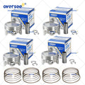 Set of 4 Piston Set STD for Yamaha Waverunner FX Cruiser (6ET-11631-00, 6S5-11631-10)