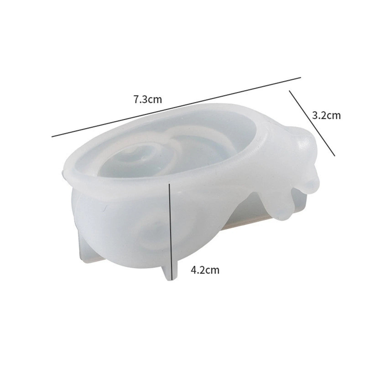 Silicone Mold for DIY Craft (Frog Gecko Snail Shape)