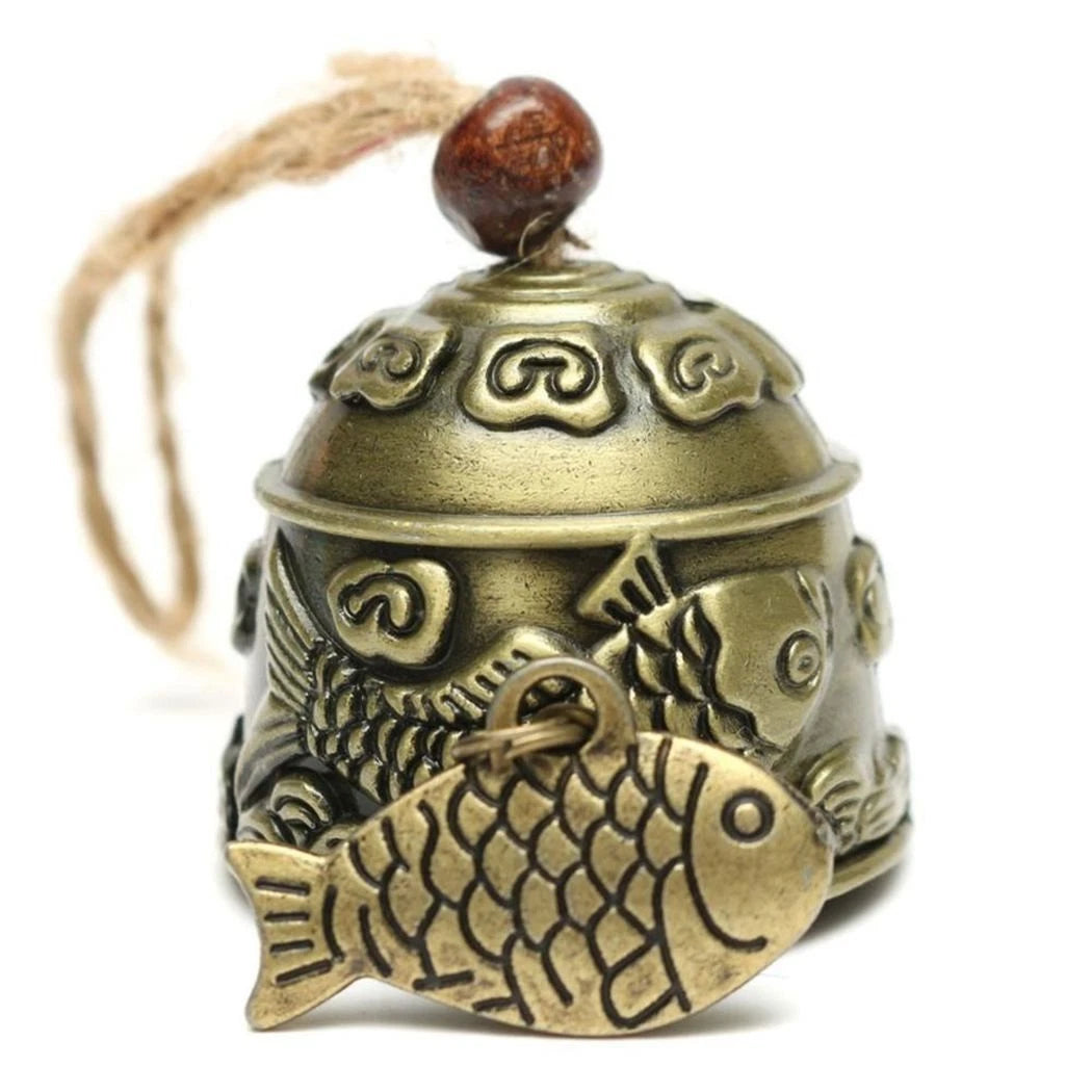 Hanging Wind Chime for Luck Fortune Dragon Fish (27cm)