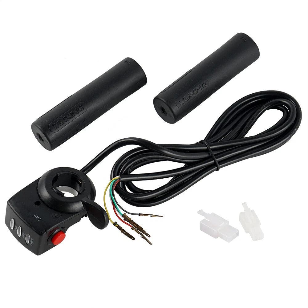 Throttle Thumb Grip 6 Pin for Electric E-Scooter E-Bike E-Motorcycle (24V)