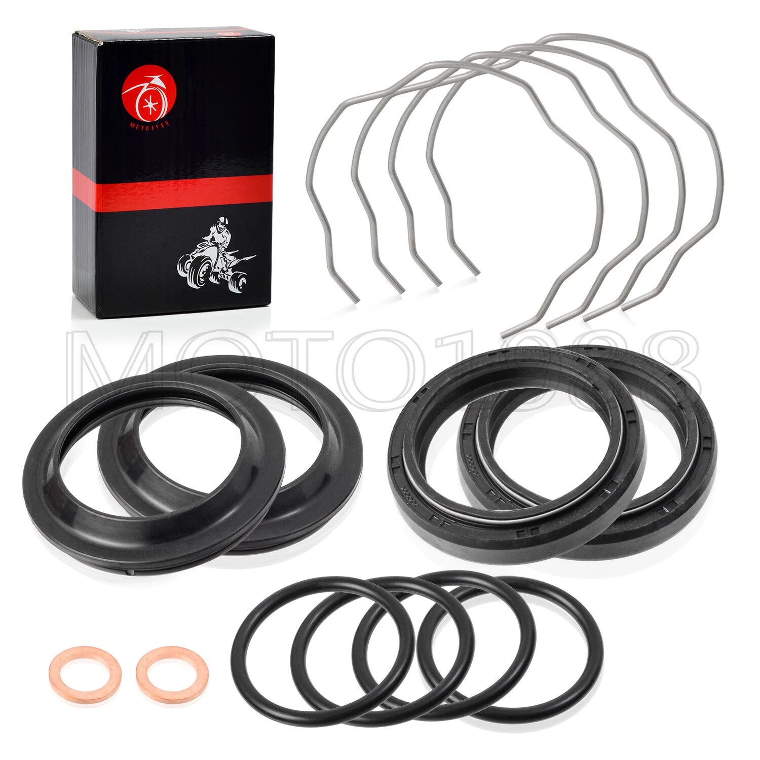 Fork Dust Oil Seals Kit for Honda Shadow ACE 750 VT750 Shadow 1100 Sabre VT1100
