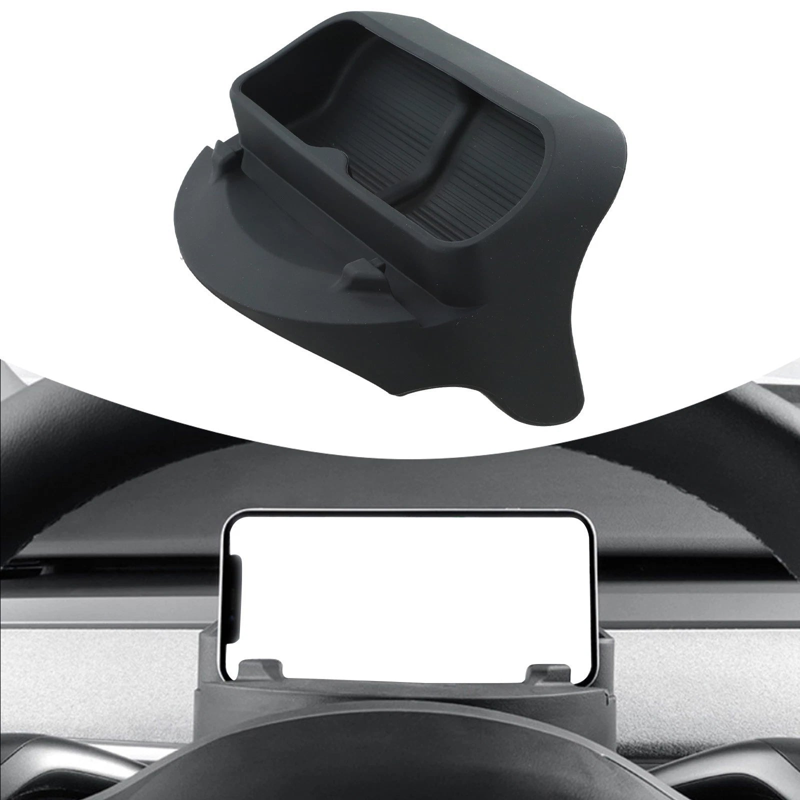 Phone Storage Box for Tesla Model 3 (2017–2023) Silicone Holder