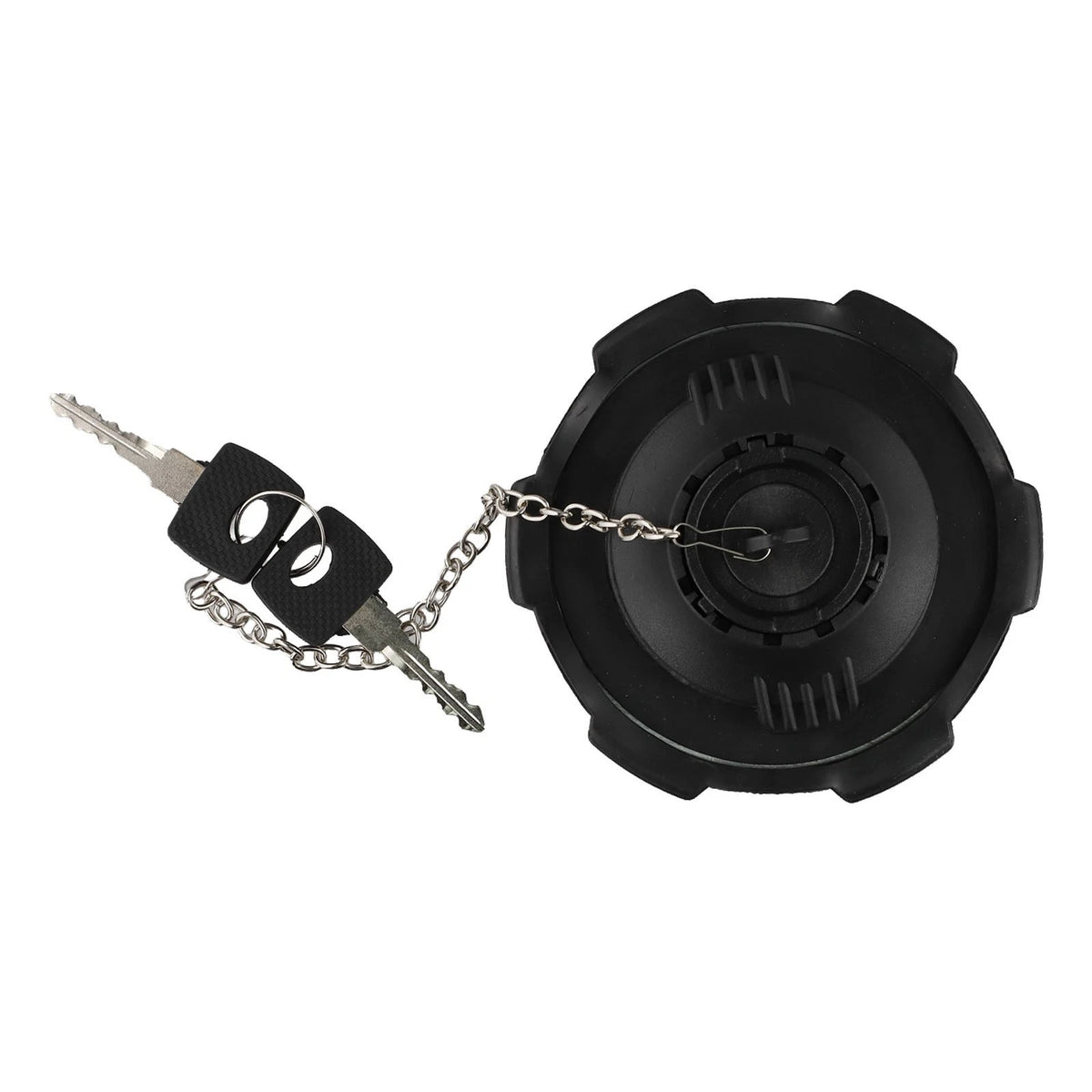 Sleek Black Diesel Fuel Cap for Benz and MAN Truck (Replacement Part)