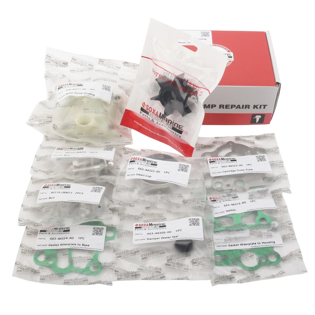 Water Pump Rebuild Service Kit 6J8-W0078-01 for Yamaha Outboard