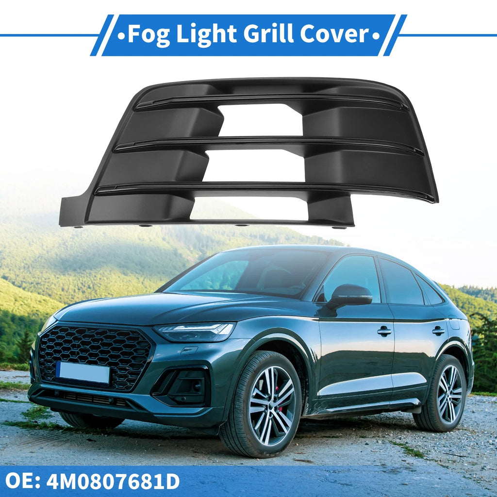 Car Front Left Fog Light Grill Replacement for Audi Q7 S Line (2016–2019)
