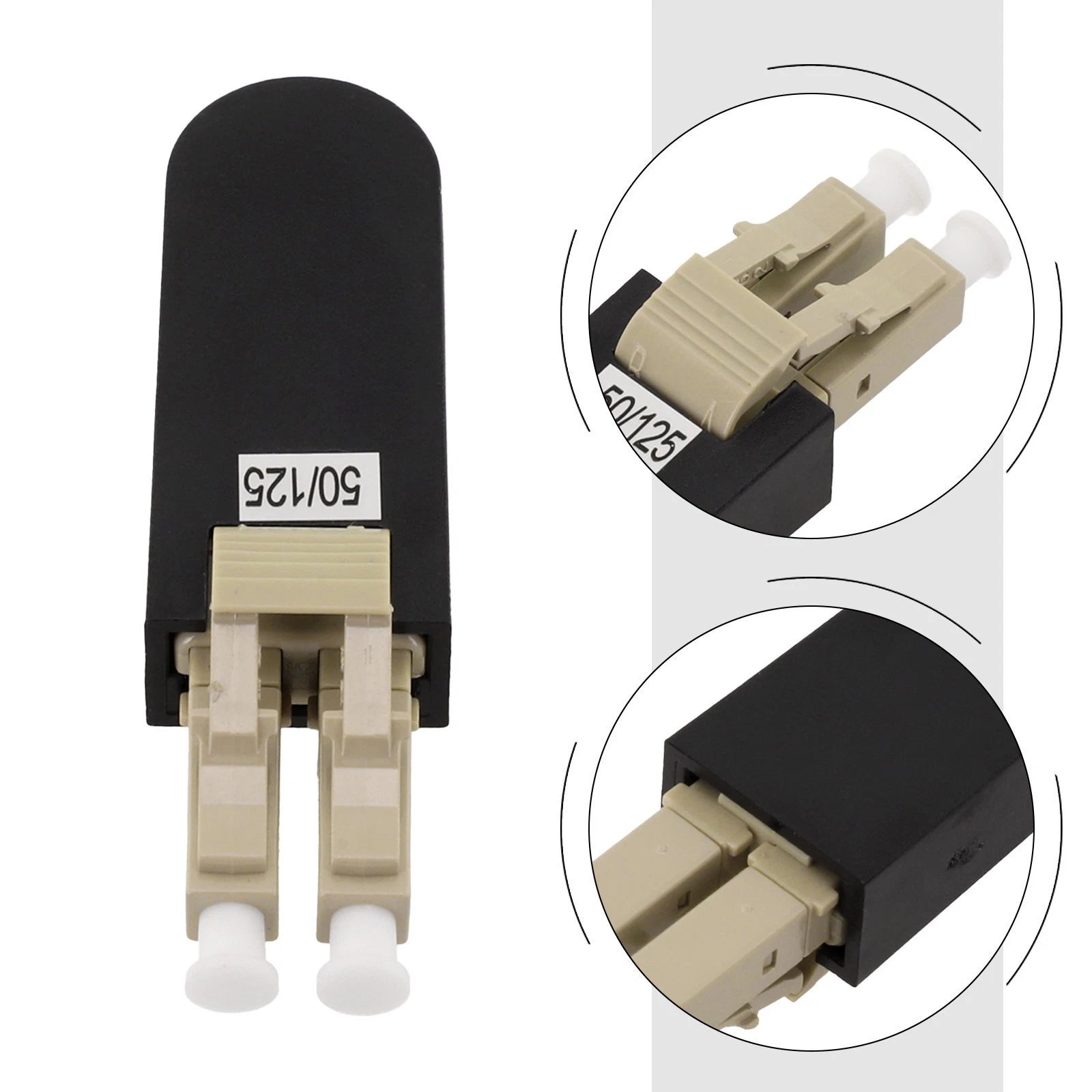 Fiber Optic Loopback Adapter for LC/UPC SMMM (Reliable Interconnection)