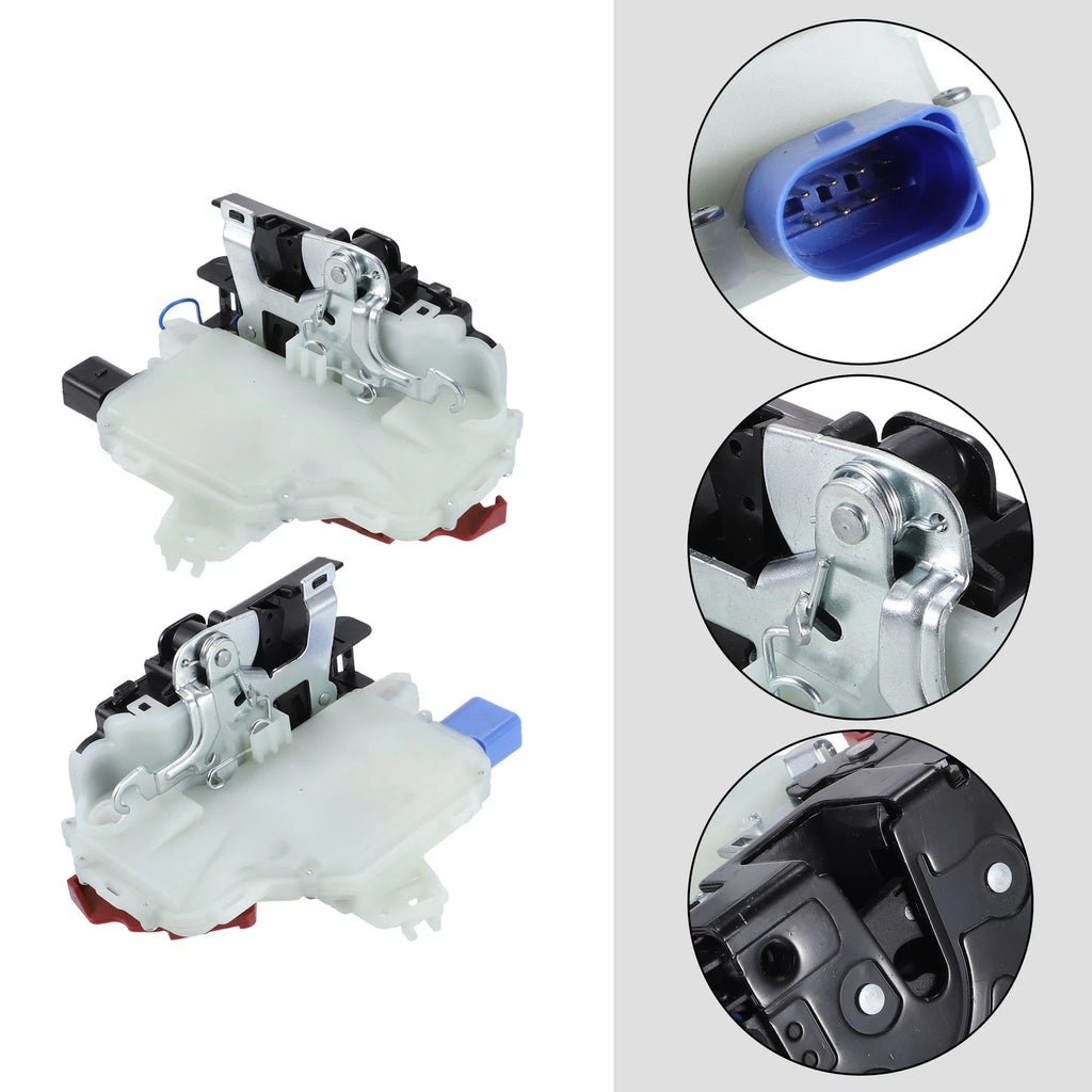 Door Latch Actuator Left Right Front Rear Pair for Volkswagen GTI (2006–2009)