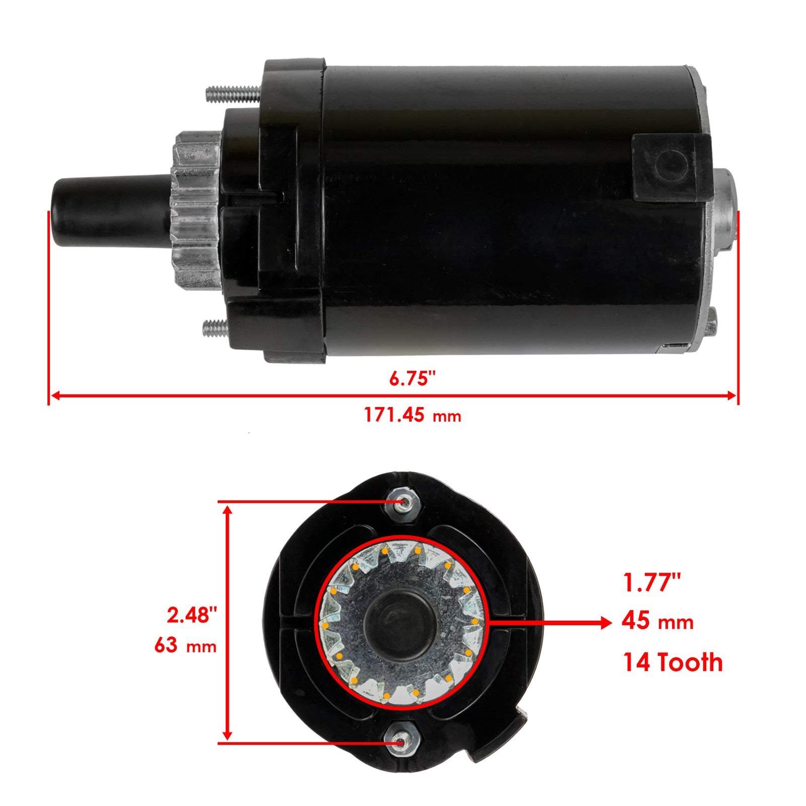 Starter & Solenoid Replacement for Cub Cadet LTX 1040 LTX 1045 (2018–2020)