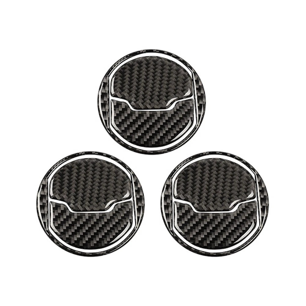 Carbon Fiber Interior Vent Spout Frame Trim for Ford Mustang (2015–2019)