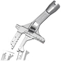 Compact Pipe Wrench 19.3 x 6.8 x 5.5 cm Chrome Vanadium