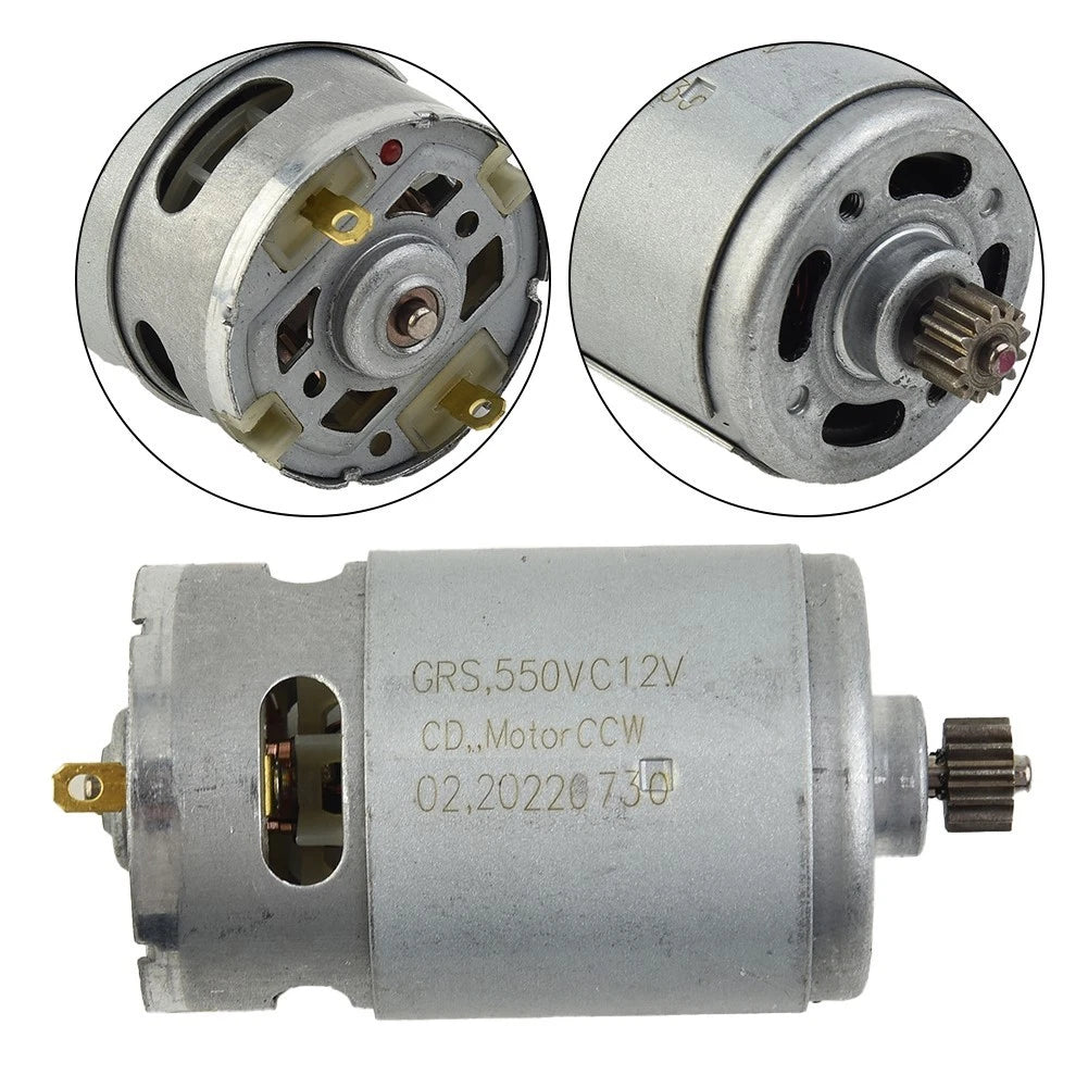 12V 13 Tooth Double Speed DC Motor for Electric Drill