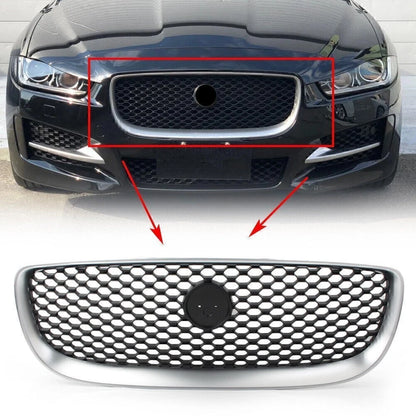 Upper Front Center Grill Mesh Grille for Jaguar XE (2015–2018)