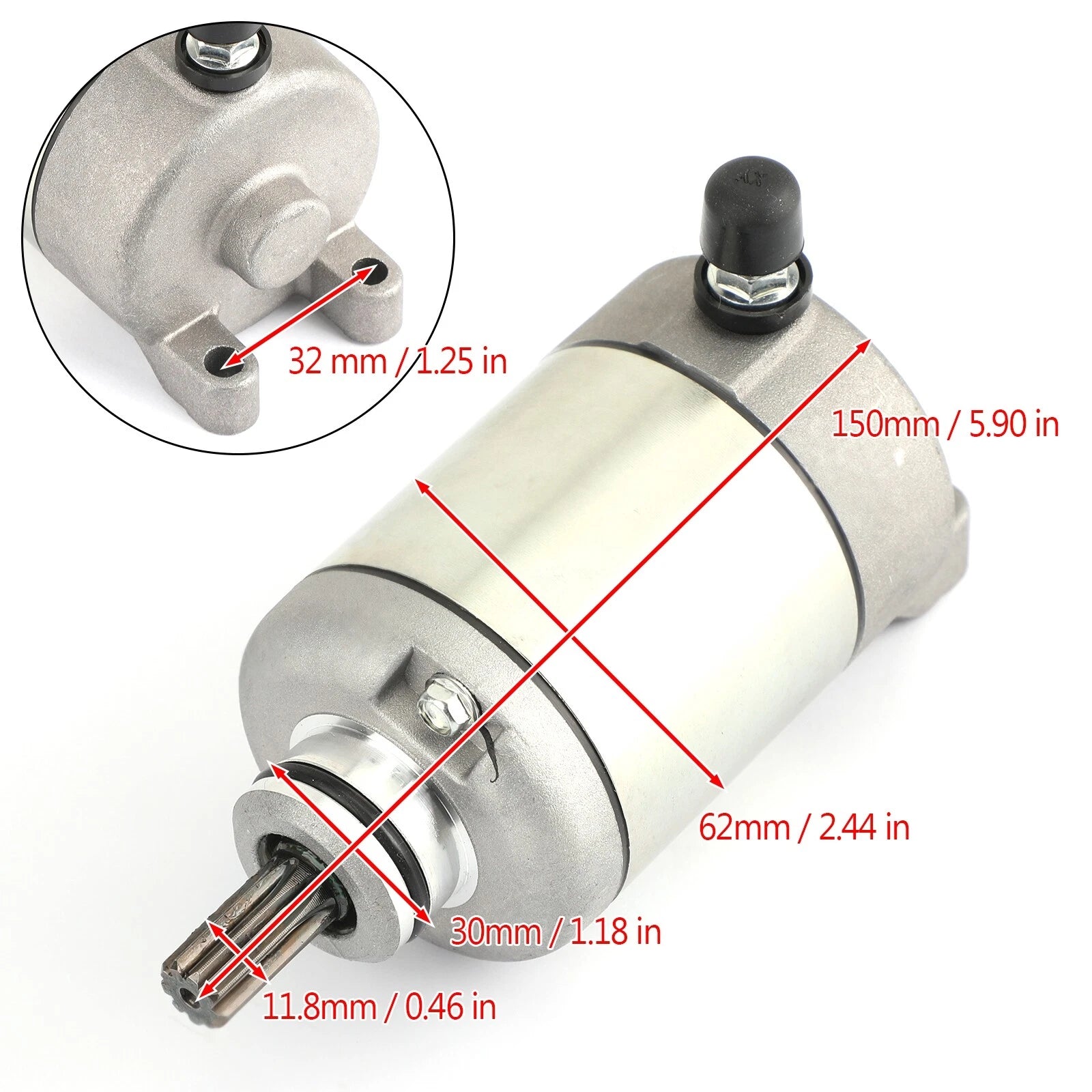 Starter for Honda CBR600RR (2003–2006) 31200-MEE-003 31200-MEE-D00