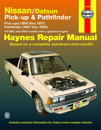 Repair Manual for Nissan/Datsun Pickup & Pathfinder (1980–1997)