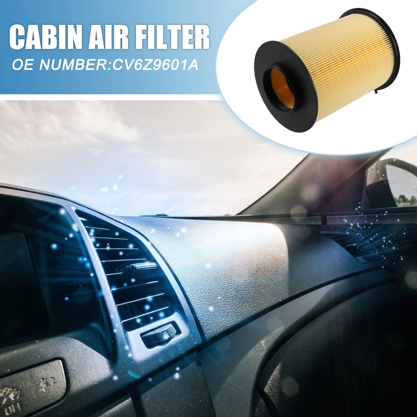 Cabin Air Filter & Engine Air Filter for Ford Escape (2013–2019) No.CV6Z9601A